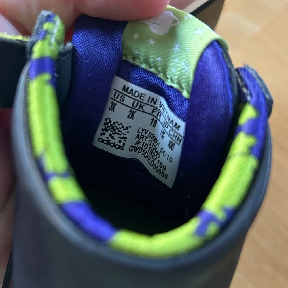 Adidas Infant Disney Pixar Buzz Lightyear Toy Story High Top Sneakers - Picture 10 of 14